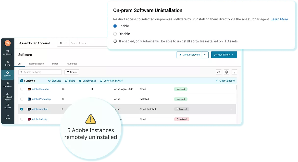 Unified Software Discovery